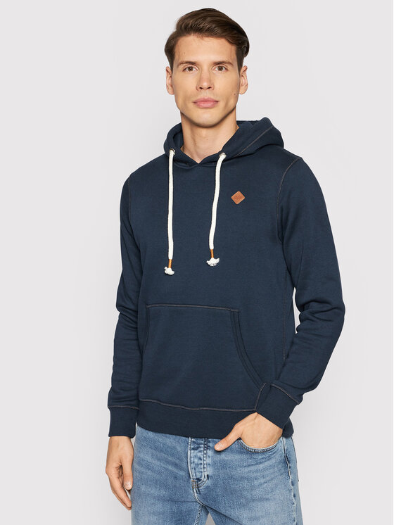 Jack&Jones Džemperis ar kapuci Tons 12186763 Tumši zils Regular Fit