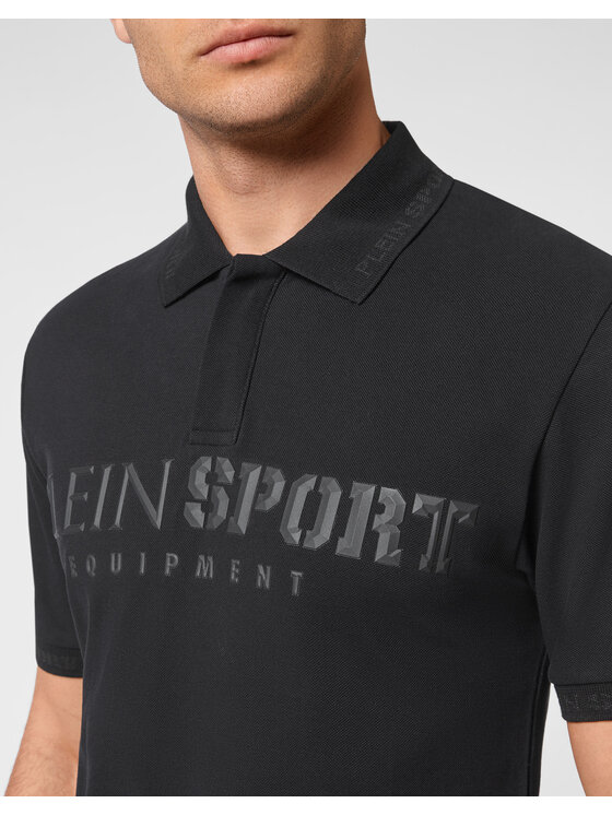 Plein Sport Plein Sport Polo 2077 Czarny Slim Fit