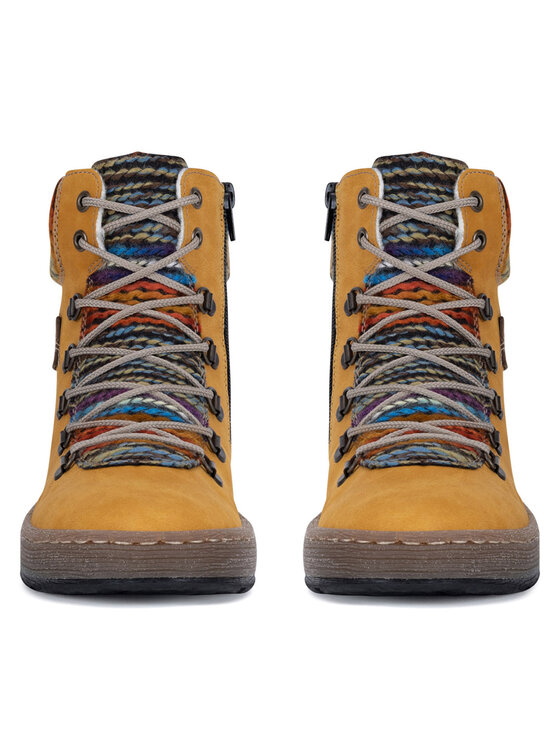 Rieker Rieker Stiefeletten Z6743-68 Gelb