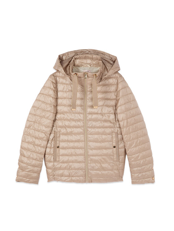 Oltre Oltre Giubbotto piumino F029R001521N002 Crema Regular Fit