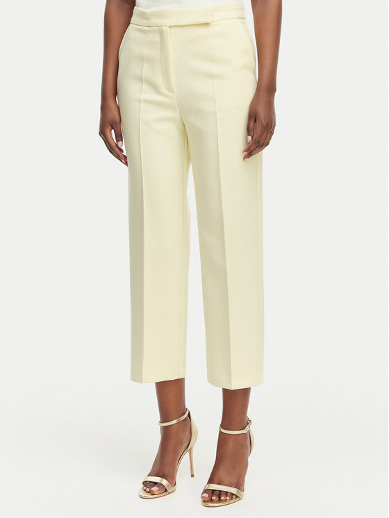 Morgan Morgan Riidest püksid 261-PVADO.F Kollane Regular Fit