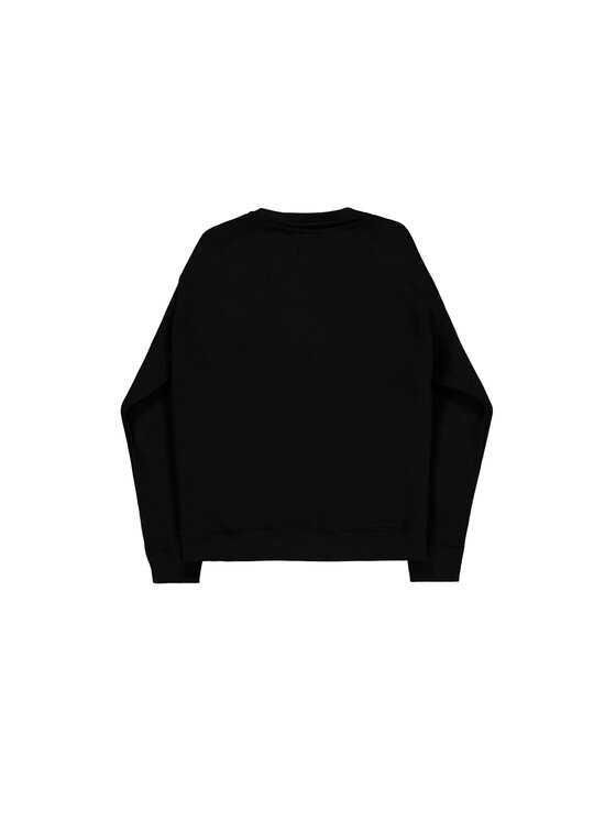 Alpha Industries Alpha Industries Mikina Alpha Reflective Print Sweatshirt Černá Regular Fit