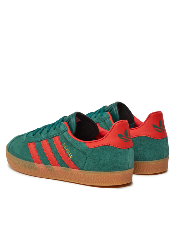 adidas adidas Sneakersy Gazelle J IE8604 Zelená