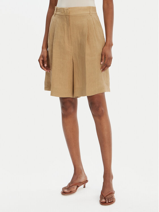 Marella Marella Bermuda nadrág Rosta 2515141032 Bézs Relaxed Fit
