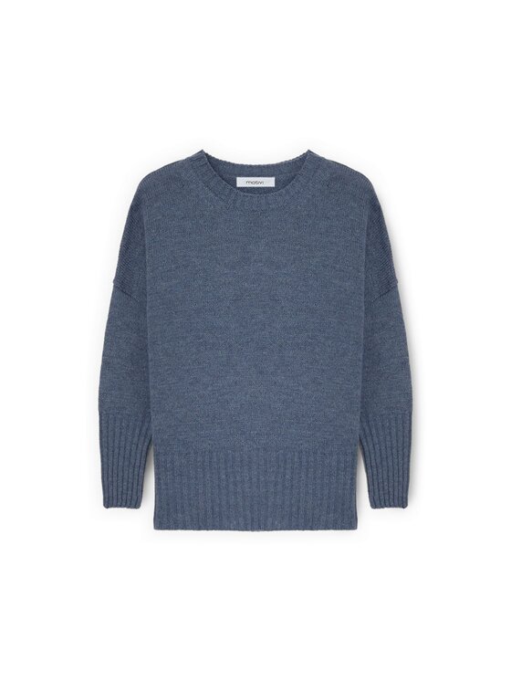 Motivi Motivi Maglione M293E002265N024 Turchese Over Fit