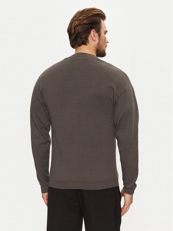 Jack&Jones Jack&Jones Majica dugih rukava Calvin 12269128 Siva Relaxed Fit