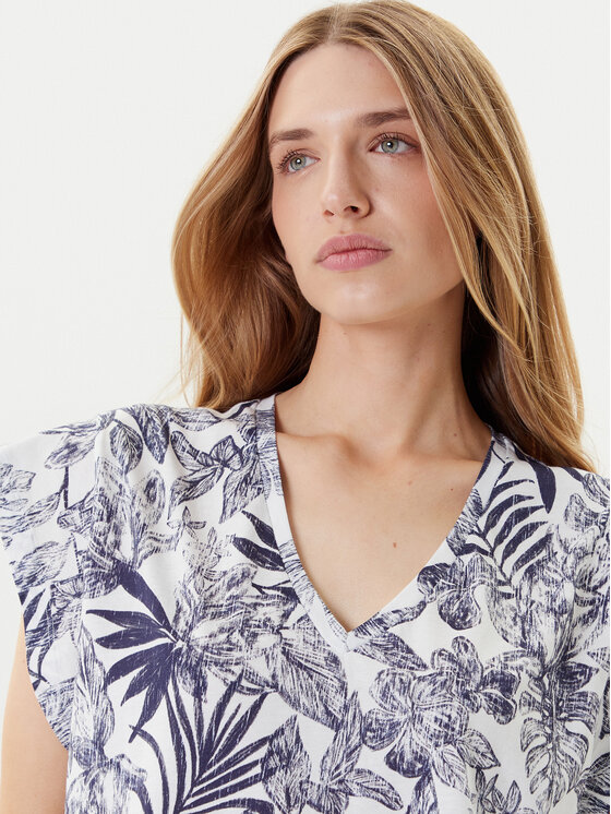 United Colors Of Benetton United Colors Of Benetton Тишърт 3SEBD10AE Син Relaxed Fit