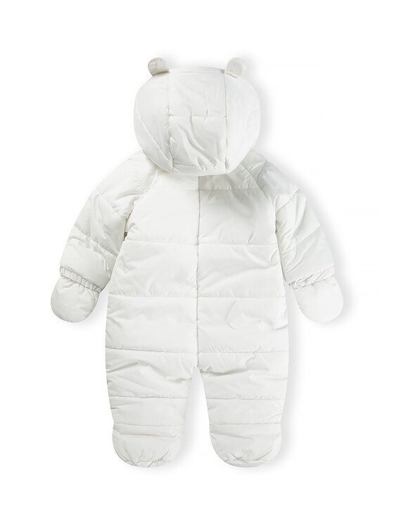 minoti minoti Kombinezon zimowy 31BABYSNOW4 Biały Regular Fit