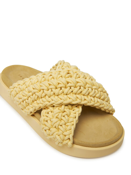 Inuikii Inuikii Klapki Woven 70104-105 Żółty