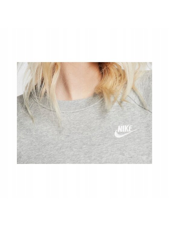 Nike Nike Bluza Sportswear Essential Szary Regular Fit