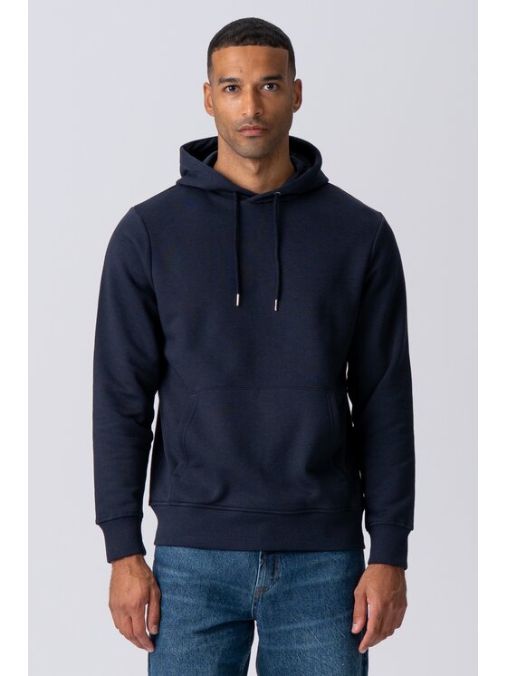 TeeShoppen TeeShoppen Bluza 'Basic Collection' Granatowy Regular Fit