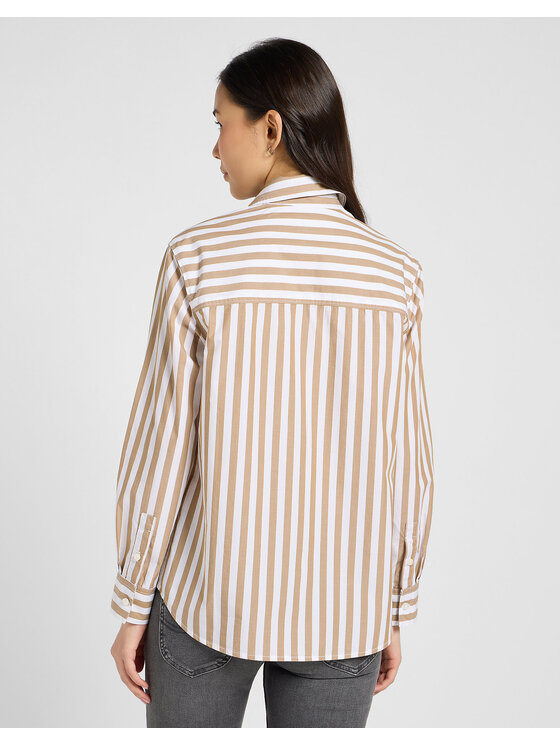 Lee Lee Koszula ALL PURPOSE SHIRT Beżowy Regular Fit