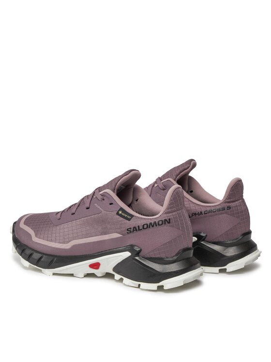 Salomon Salomon Buty do biegania Alphacross 5 Gtx W GORE-TEX 473110 23 W0 Fioletowy