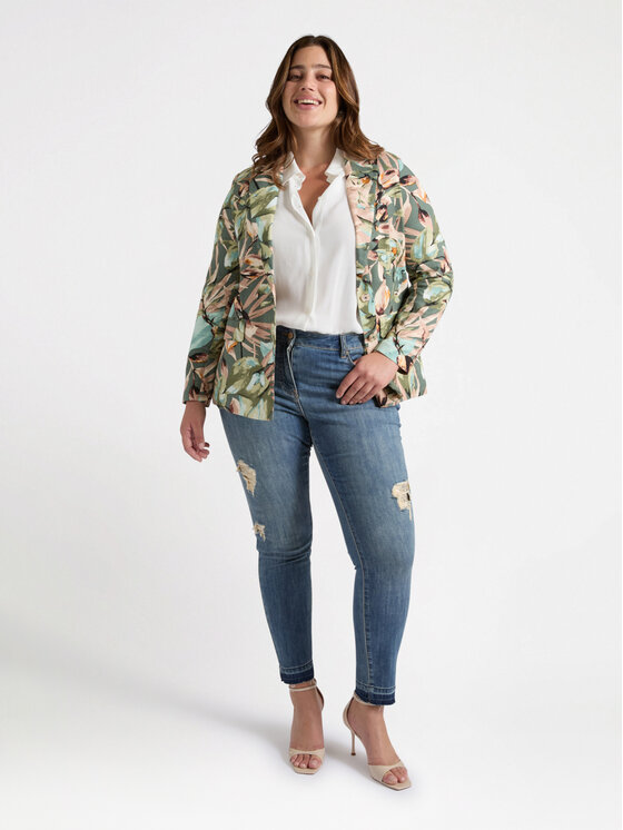 Fiorella Rubino Fiorella Rubino Jeansy P589T004863N024 Niebieski Skin Fit