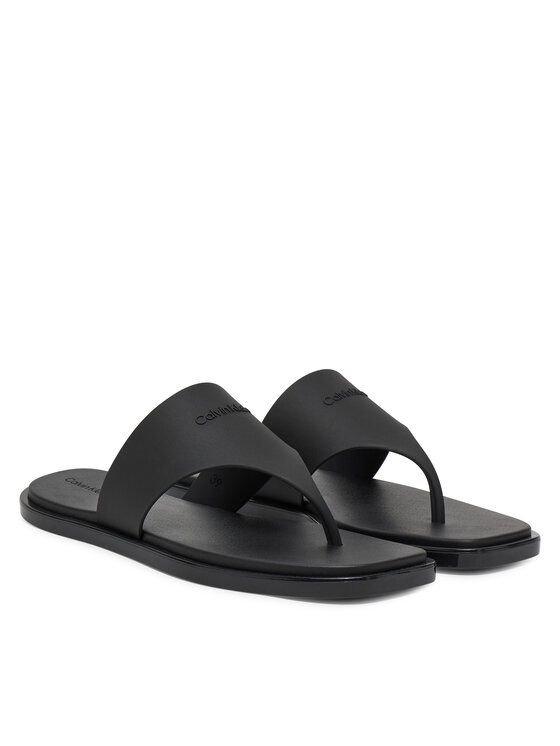 Calvin Klein Calvin Klein Flip flop Toepost Tpu Slide HW0HW02836 Negru