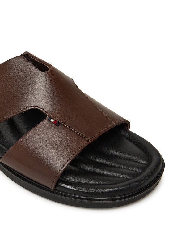 Tommy Hilfiger Tommy Hilfiger Pantoletten Premium Slipon Lh Sand FM0FM05357 Braun