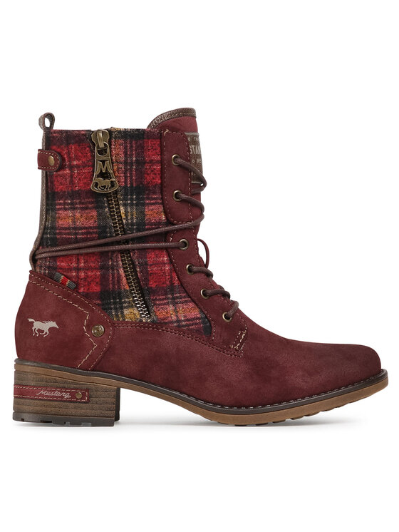 Bottine mustang femme bordeaux store