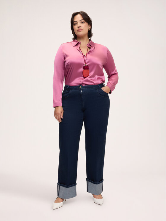 Fiorella Rubino Fiorella Rubino Camicia 5032T001544N0A6 Rosa Regular Fit