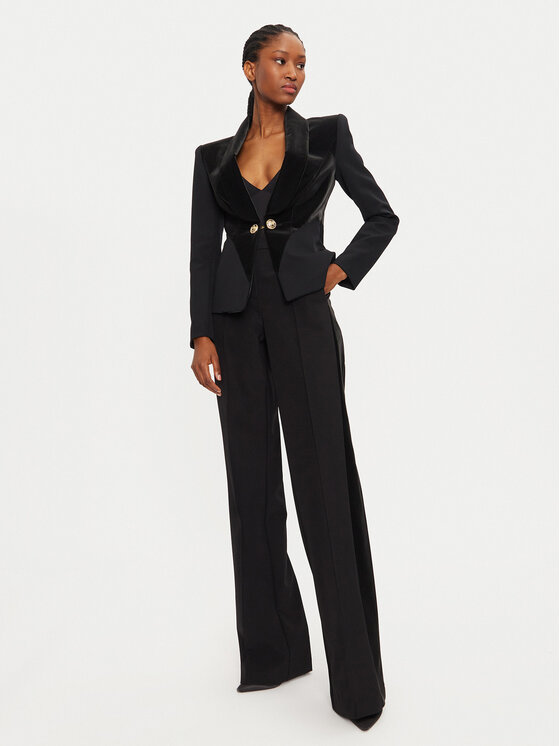 Babylon Babylon Palazzo hlače S00500 Crna Wide Leg