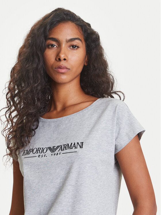 Emporio Armani Underwear Emporio Armani Underwear Piżama EW000495 AF10881 O8002 Szary Regular Fit