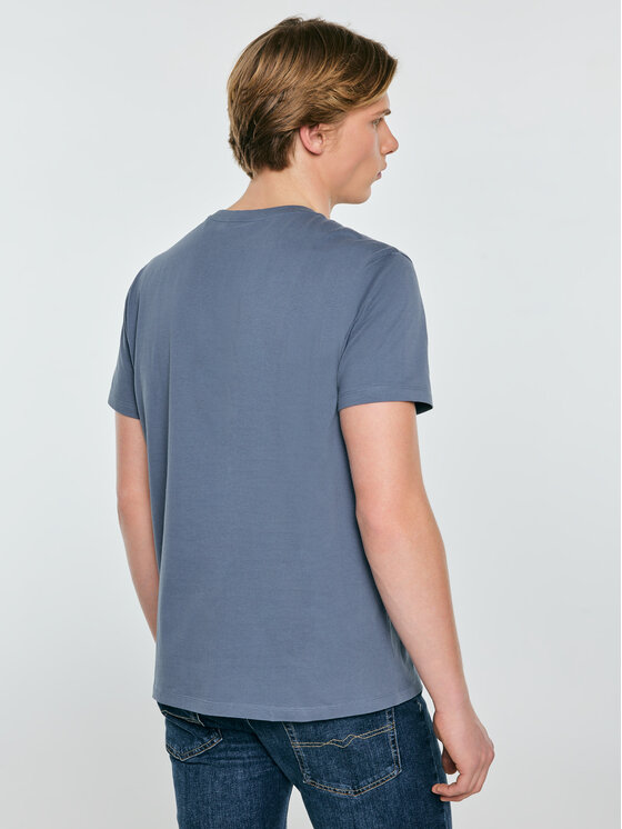 BIG STAR BIG STAR T-Shirt STELIANER Niebieski Basic Fit