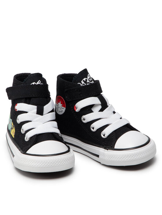 Converse Converse Sportbačiai POKEMON Chuck Taylor All Star Hi A01229C Juoda