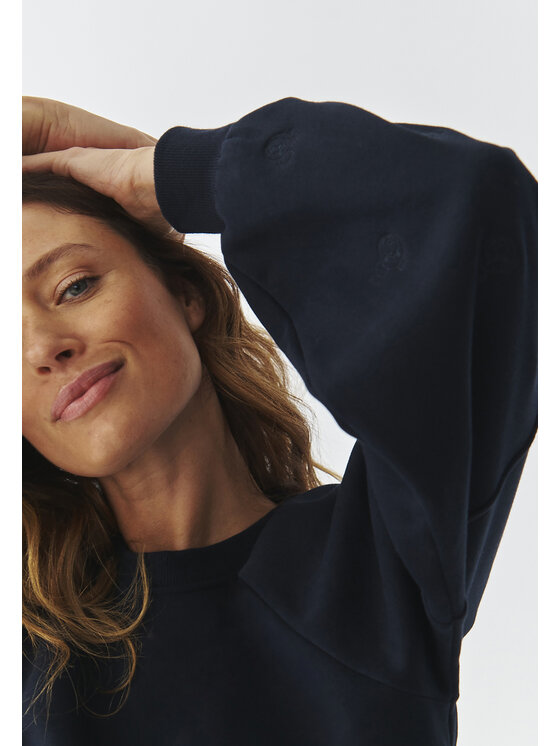 TATUUM TATUUM Bluza FAME Granatowy Loose Fit