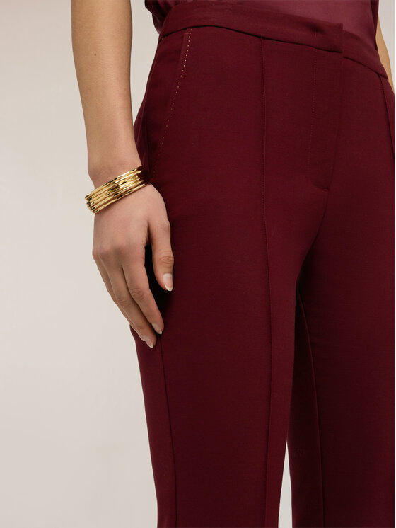 Motivi Motivi Pantaloni di tessuto P045Q004385N036 Bordeaux Flare Fit
