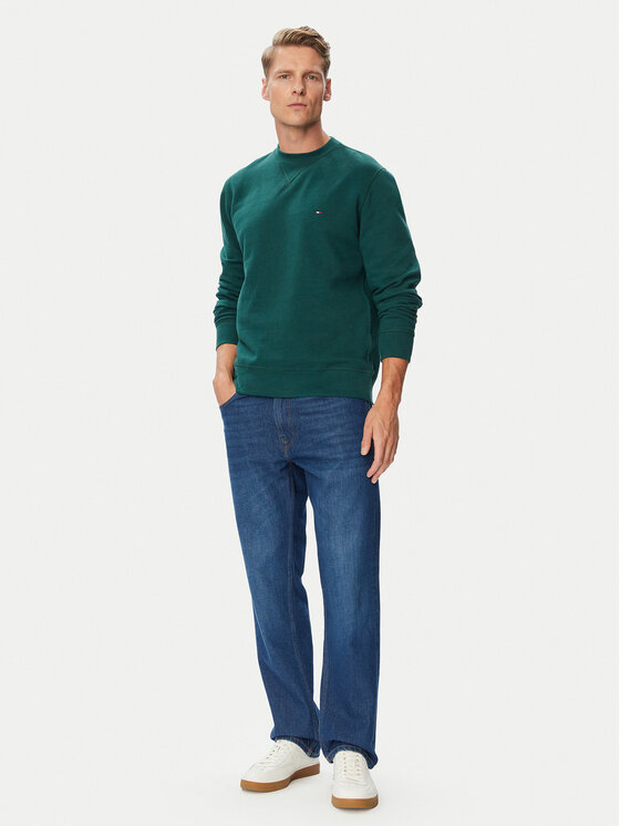 Tommy Hilfiger Tommy Hilfiger Felpa Seasonal MW0MW40000 Verde scuro Regular Fit