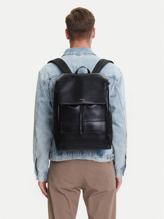 Calvin Klein Calvin Klein Ruksak Ck Sleek Flap Bp K50K512916 Crna