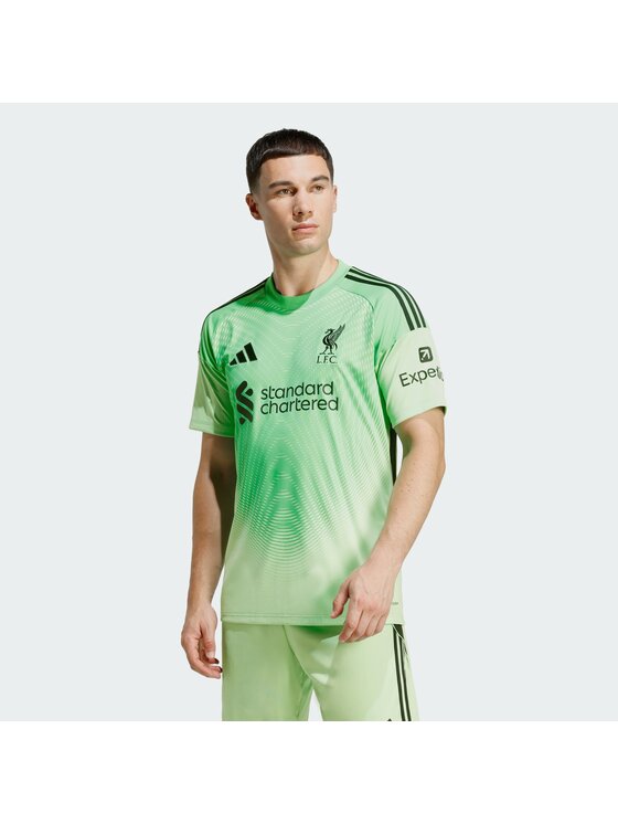 adidas adidas Koszulka techniczna Liverpool FC 25/26 Goalkeeper Jersey Zielony jasny Slim Fit