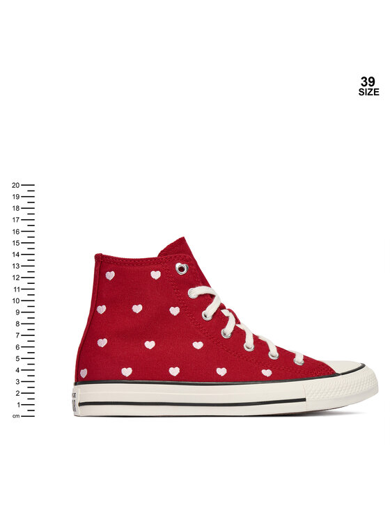 Converse Converse Plátěnky Chuck Taylor All Star Hearts & Roses A19065C Červená