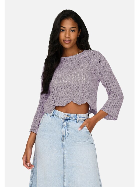 ONLY ONLY Maglione 15233173-LAV Viola Regular Fit