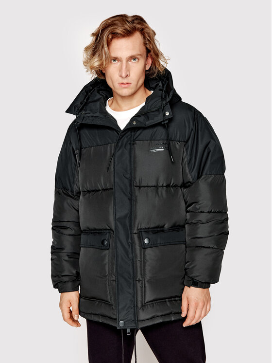 Sprandi Пухено яке SP22-KUM511 Черен Regular Fit