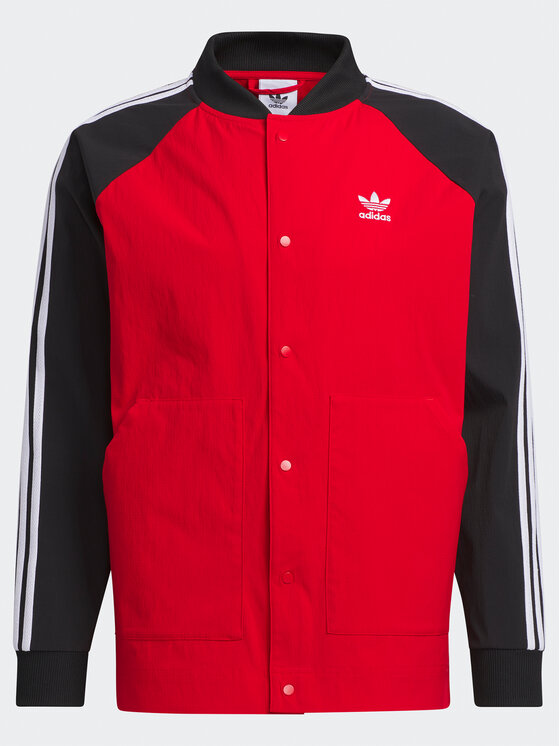 adidas adidas Bunda bomber IC5542 Červená Regular Fit