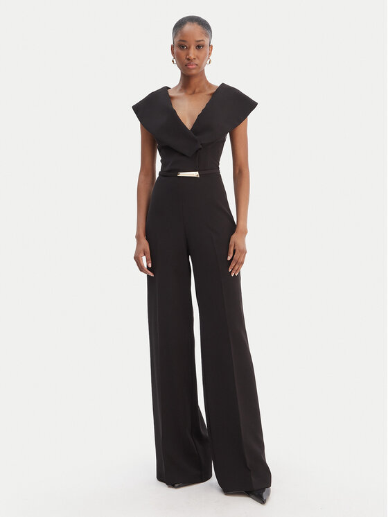 Simona Corsellini Simona Corsellini Ολόσωμη φόρμα P26CPTU00701 Μαύρο Regular Fit