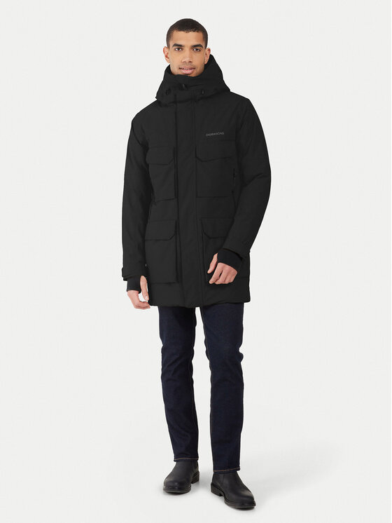 Didriksons Didriksons Зимова куртка Drew 505778 Чорний Regular Fit
