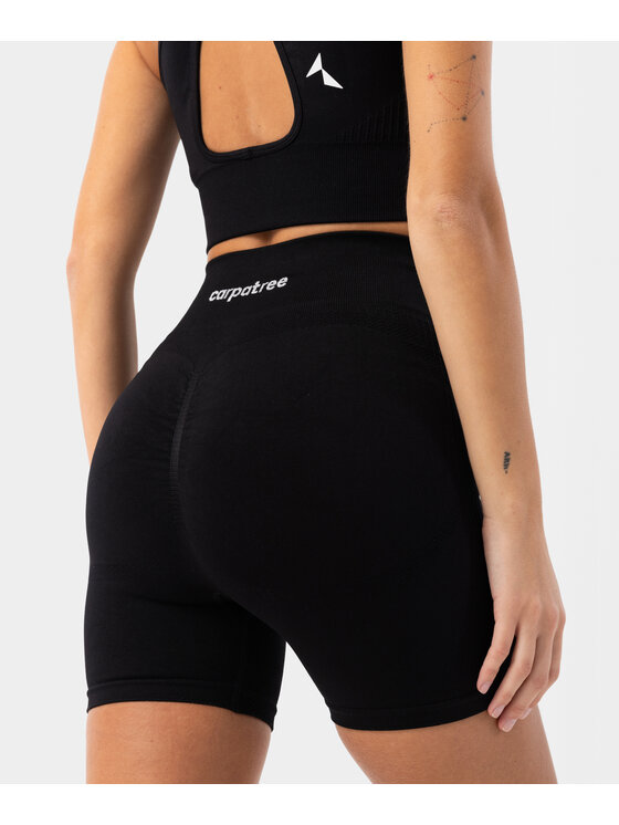 Carpatree Carpatree Szorty sportowe Blaze shorts Czarny Fitted Fit