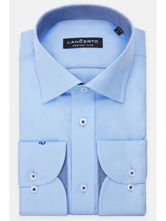 Lancerto Lancerto Koszula Maia 10 KO051123000034 Błękitny Regular Fit