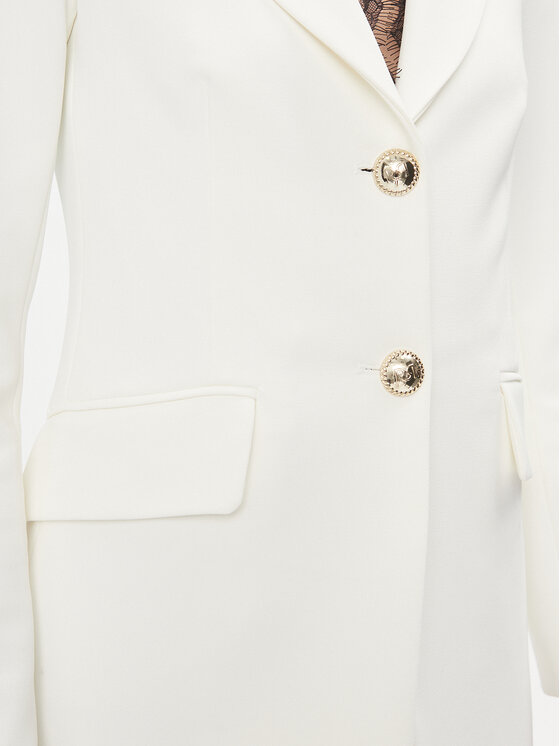 Rinascimento Rinascimento Cappotto di transizione CFC0117952003 Bianco Regular Fit