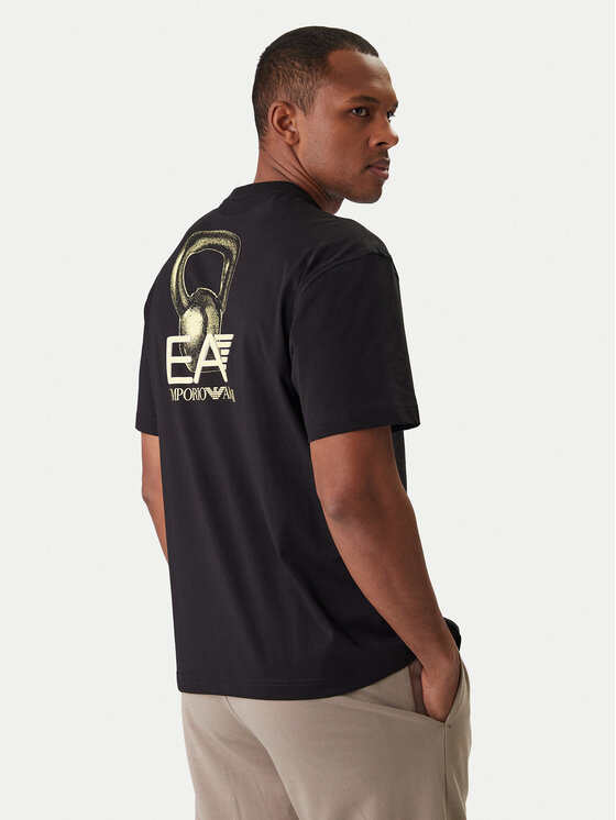 EA7 Emporio Armani EA7 Emporio Armani T-Shirt 7M001402 AF22264 UC001 Černá Regular Fit