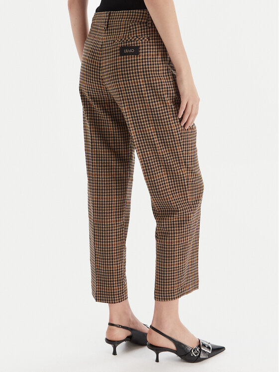 Liu Jo Liu Jo Штани з тканини MF5157 T4335 P9002 Коричневий Regular Fit
