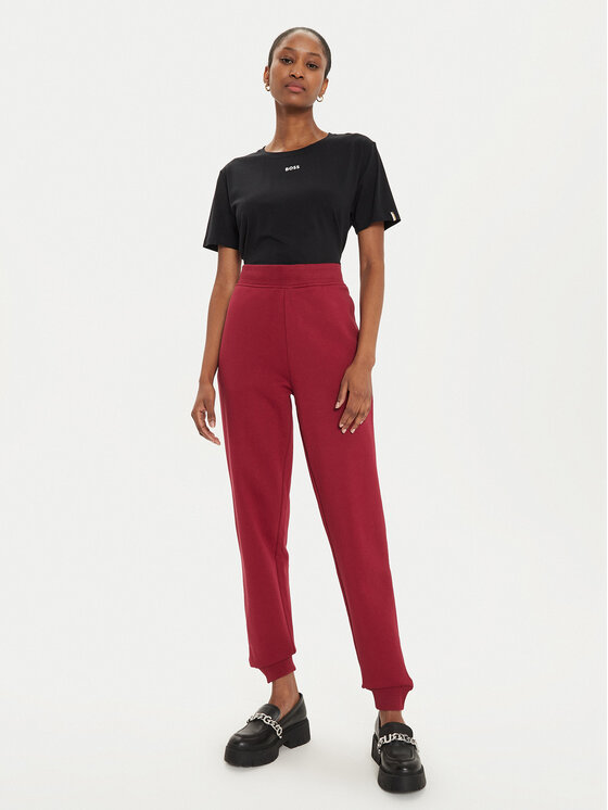 HUGO Hugo Jogginghose Nelfinia 50522417 Rot Regular Fit