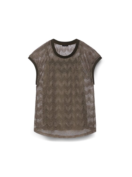 Fiorella Rubino Fiorella Rubino T-shirt G006L009530N035 Verde Regular Fit