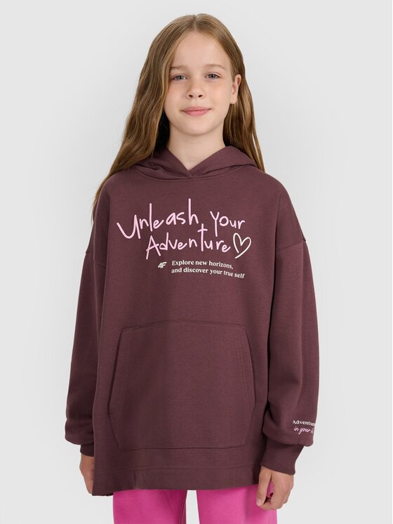 4F 4F Felpa 4FJRAW25TSWSF2429-51S Viola Oversize