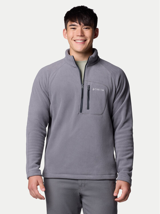 Columbia Columbia Felpa di pile Fast Trek™ III 1553511 Grigio Regular Fit