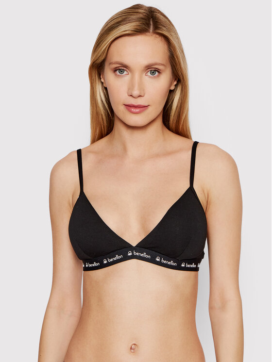 United Colors Of Benetton United Colors Of Benetton Podprsenka Bralette 3OP81R1KQ Černá