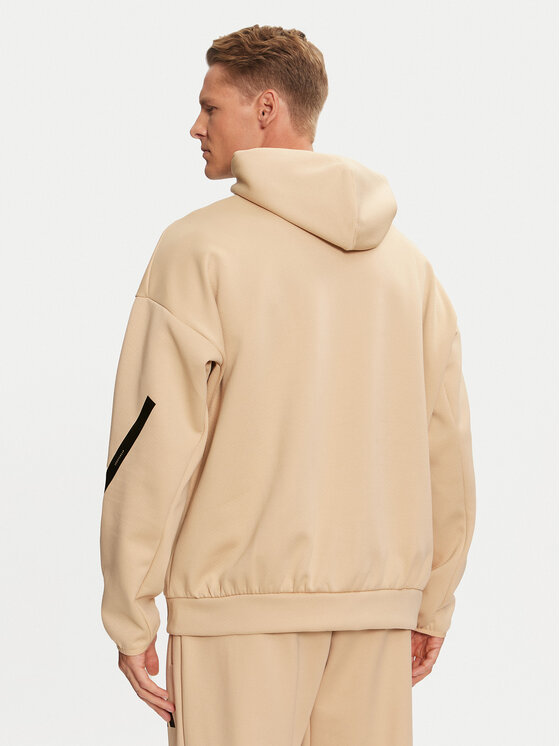 adidas adidas Majica dugih rukava Z.N.E. JJ4894 Bež Loose Fit