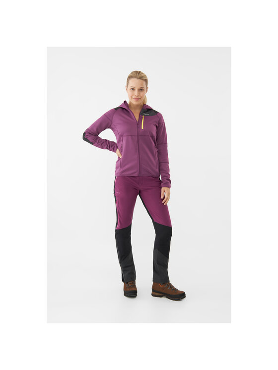 Viking Viking Bluza Yosemite Hoodie Lady Fioletowy Regular Fit