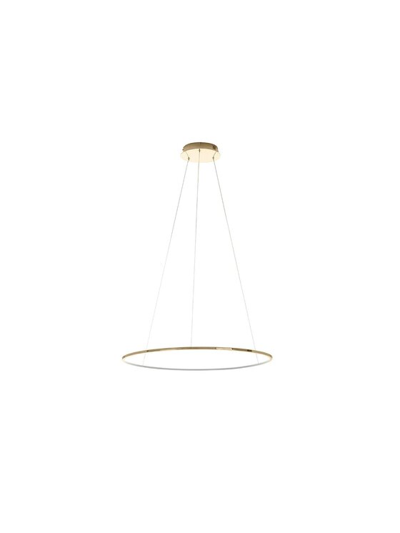 MIAhome MIAhome Lampa wisząca RING SLIM 60 złota Złoty